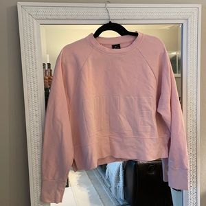 Pink Nike Dri-Fit Crewneck Sweatshirt - Size Small